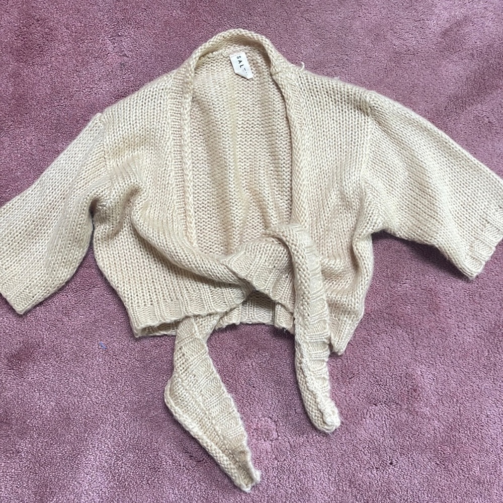 Wool sweater/coverup